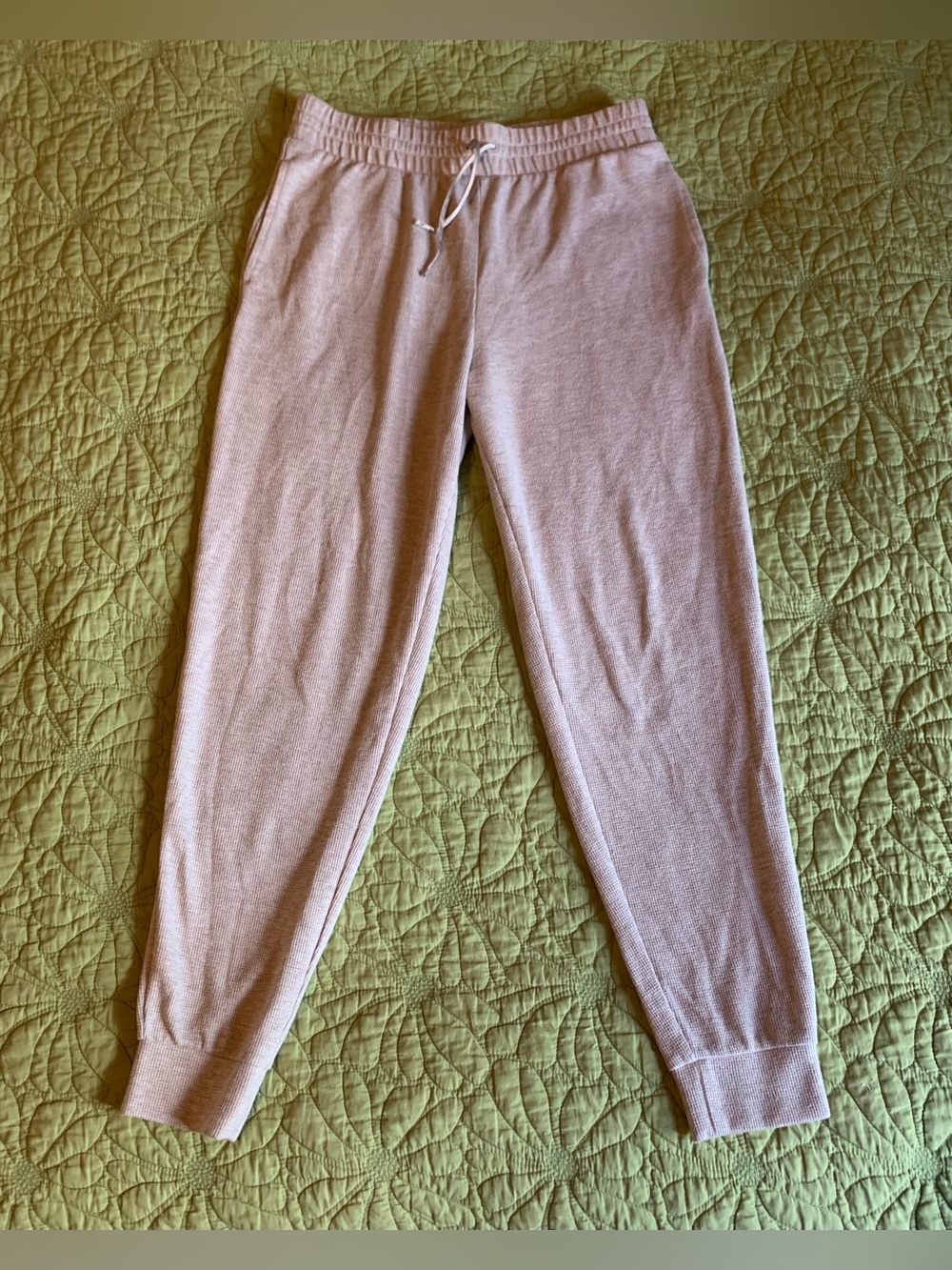 Victoria's Secret waffle-knit jogger sweatpants